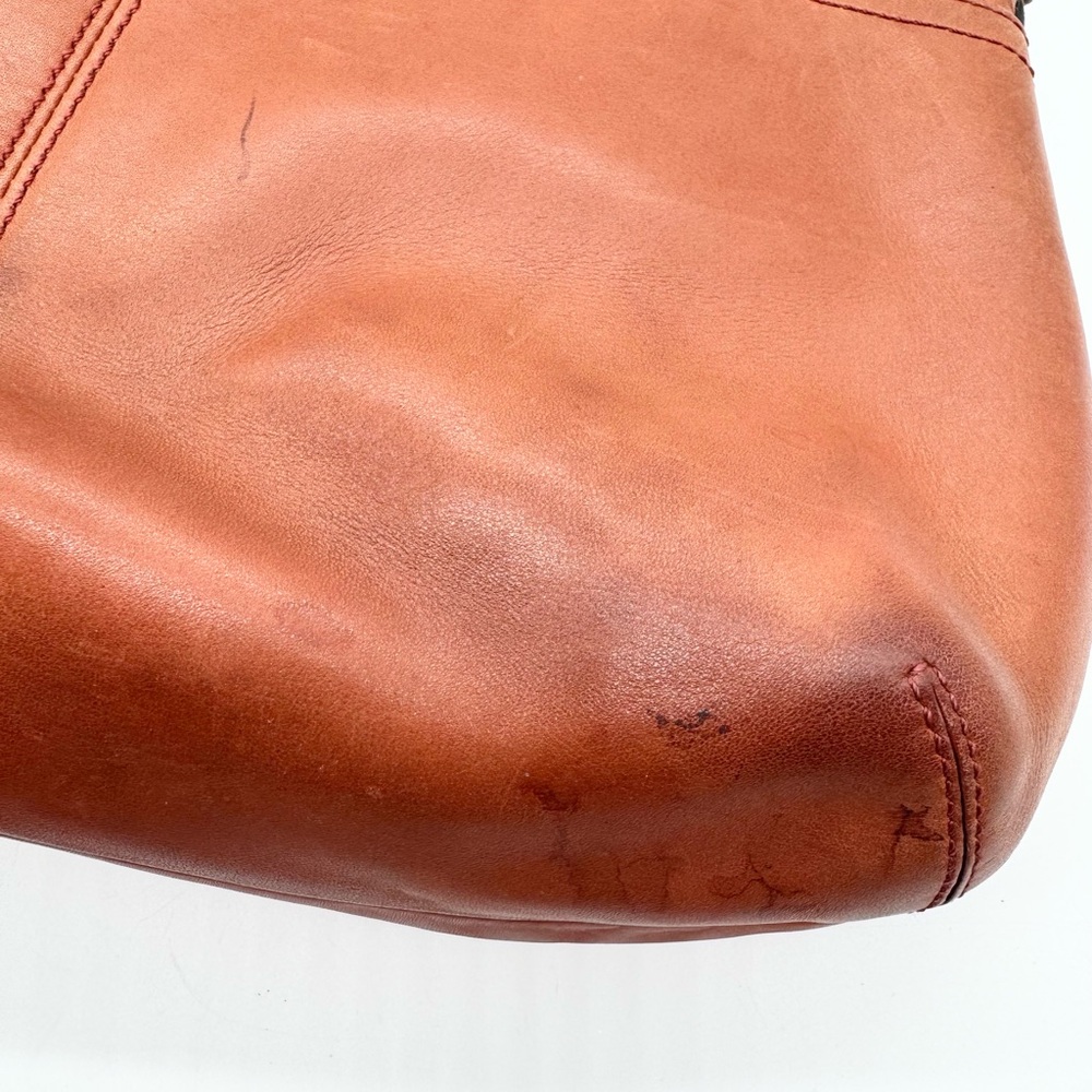 Coach Soho Flap Pleated Leather Shoulder Bag in Paprika - Picture 4 of 16
